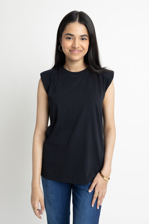 Black Muscle T-Shirt
